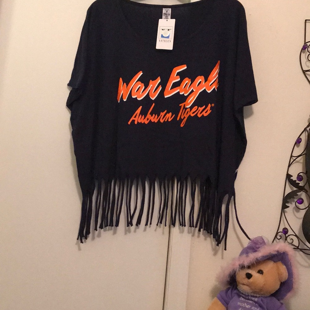 Auburn tigers official crop tee shirt